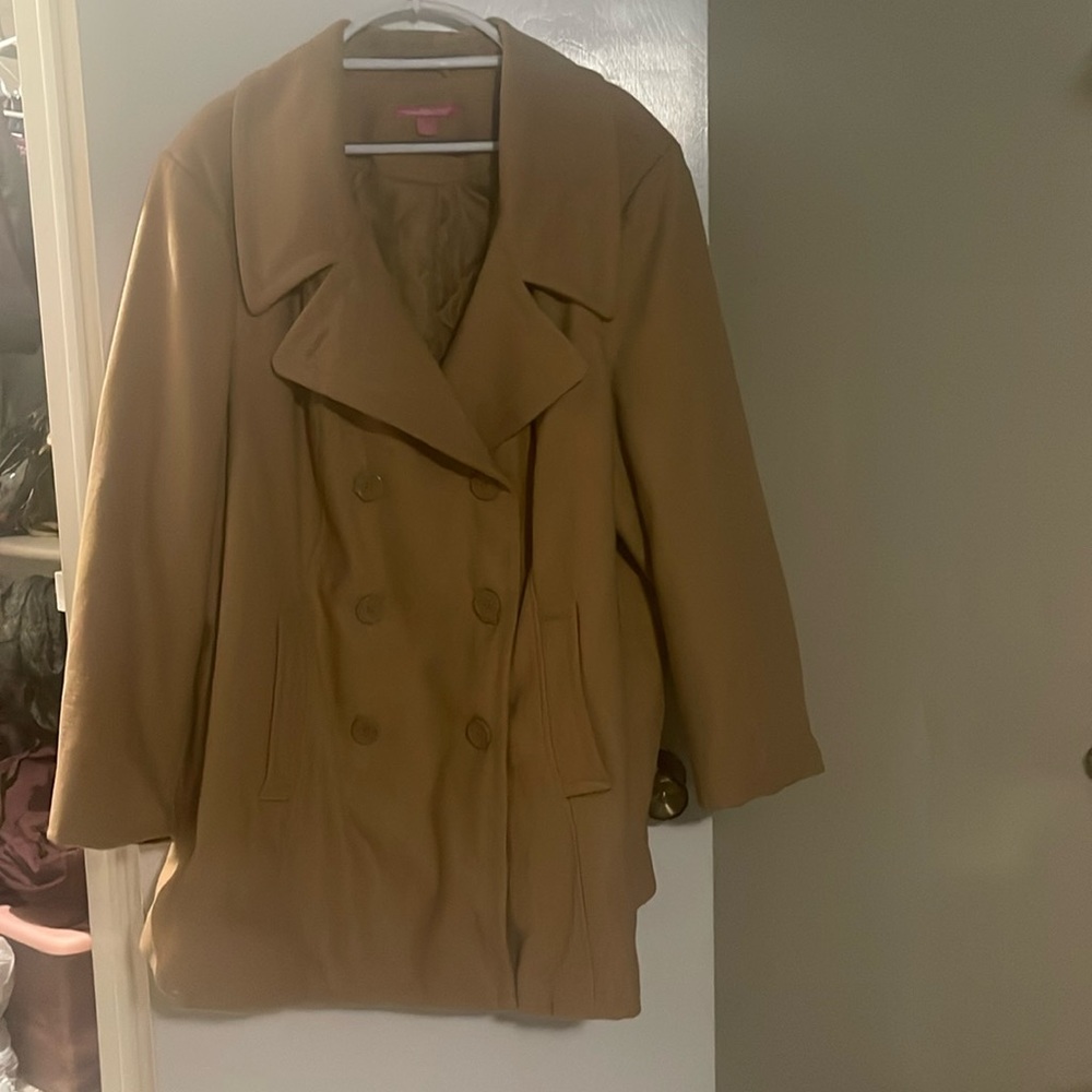 Plus-Size Peacoat